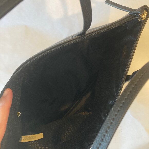 Women's Authentic KATE SPADE Haven Lane Hani Striped Tote Bag in Black Glitter - Picture 7 of 8